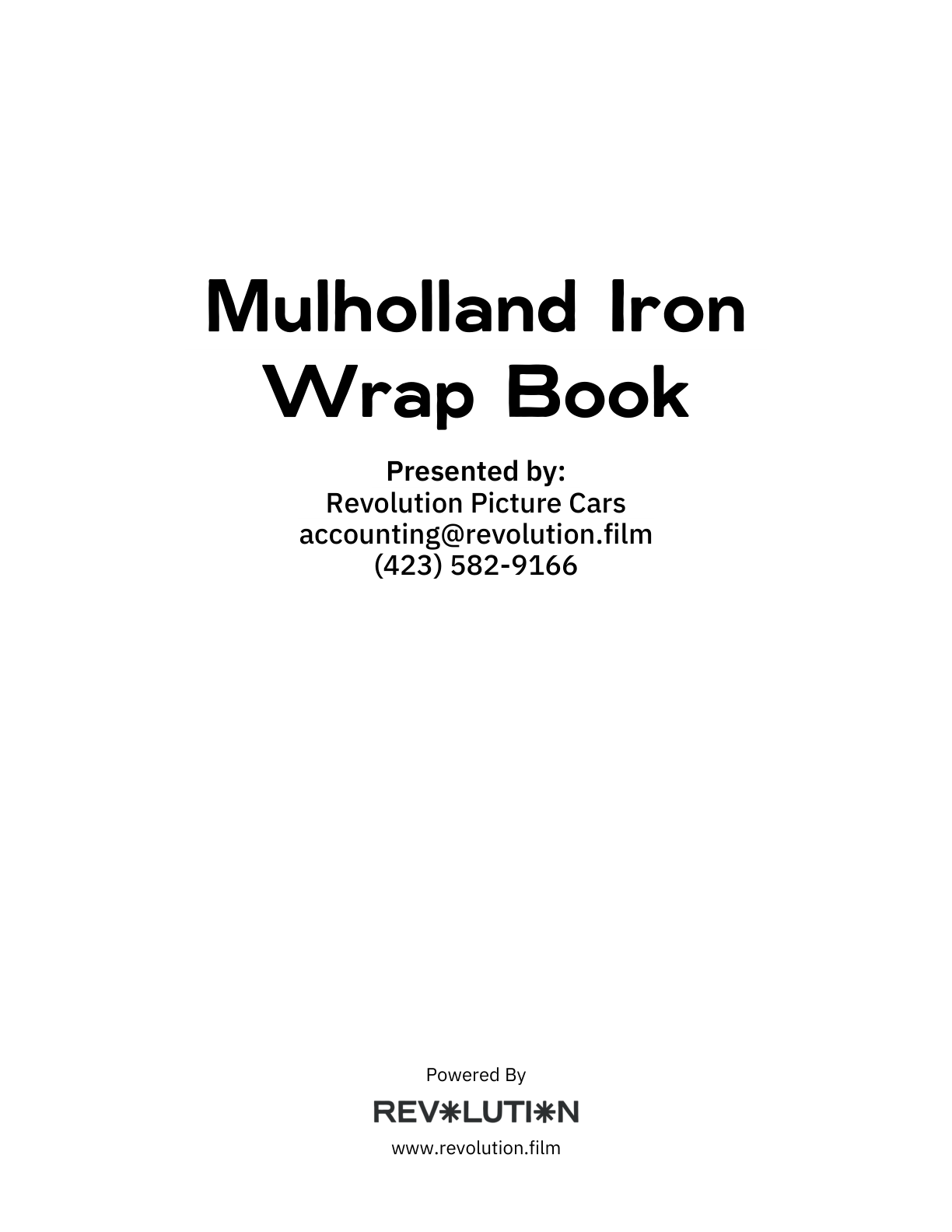 Mulholland Iron wrap book cover